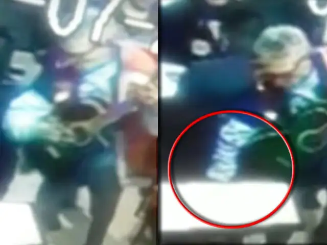 Músico ambulante es captado robando en restaurante de Chosica