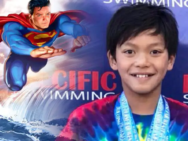 Niño “Superman”: Clark Kent rompe récord de Michael Phelps