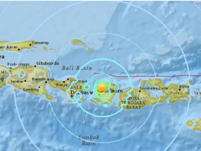Nuevo sismo de 5,9 grados de magnitud remeció Indonesia