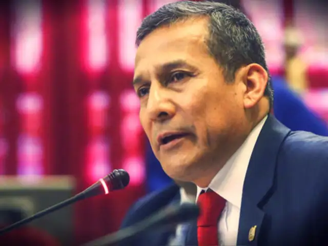 Expresidente Ollanta Humala no se presentó ante la Comisión Madre Mía