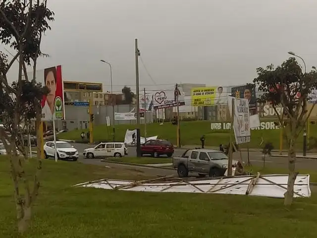 Denuncian exceso de publicidad política en Surco