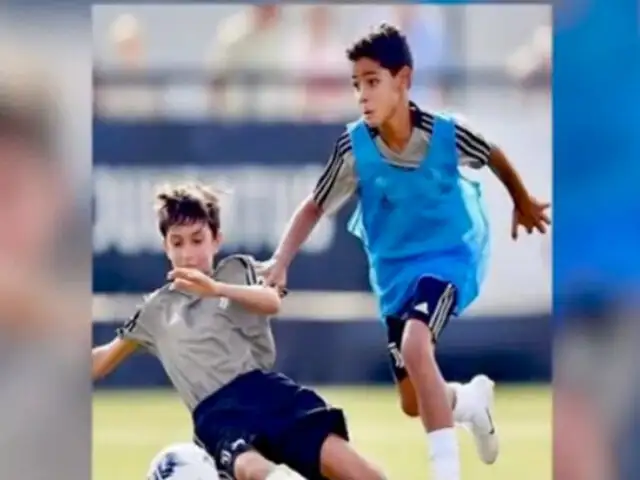 Hijos de jugadores ya inician sus carreras en el fútbol