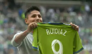 Raúl Ruidíaz anotó su tercer gol de la temporada con Seattle