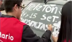 Teletón 2018: voluntarios realizaron 'Pintatón' en el aeropuerto Jorge Chávez