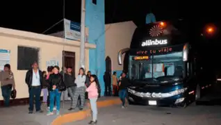 Asaltan a 50 pasajeros de bus interprovincial en La Libertad