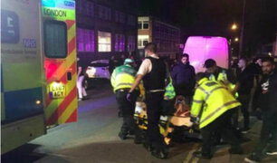 Londres: vehículo atropelló a varias personas que salían de mezquita