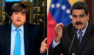 Venezuela: Maduro arremete contra Jaime Bayly en televisión abierta