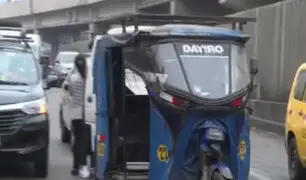 Mototaxis siguen circulando por avenidas de alta velocidad
