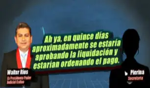 Sueldos supremos: Hugo Velásquez también coordinaba con Walter Ríos