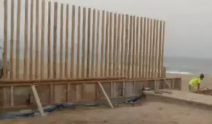 Punta Negra: controversia entre vecinos por muro derribado en playa Punta Rocas