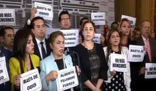 Congresistas se pronuncian por anulación de indulto a Alberto Fujimori