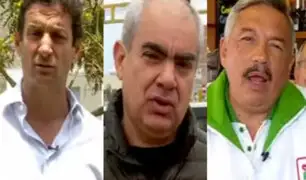 Conozca los compromisos de tres candidatos a la alcaldía de Lima