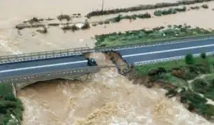 Italia: puente colapsa por intensas lluvias en la isla de Cerdeña