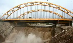 Puente del Ejercito es declarado en emergencia ante eventual crecida del río Rímac