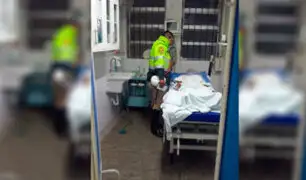 Piura: agente policial auxilió a niña que cayó de quinto piso