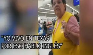 Empleada hispana pide hablar en inglés a salvadoreño por estar en territorio estadounidense