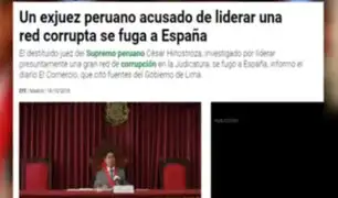 Medios españoles reaccionaron a captura de Hinostroza