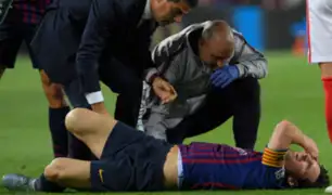 Lionel Messi comenzó su recuperación tras fuerte lesión en brazo derecho
