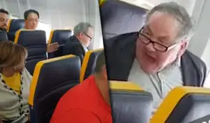 España: hombre racista insulta a una anciana dentro de un avión