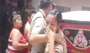 Tumbes: rompen nariz a mujer policía durante desalojo