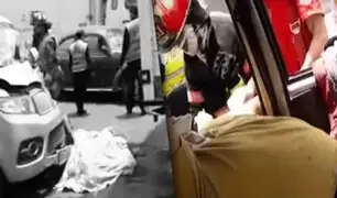 Los Olivos: conductor de un camión murió luego de ser arrollado por miniván