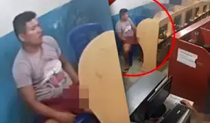 Tarapoto: sujeto es captado masturbándose en cabina de Internet frente a una menor