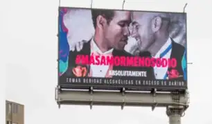 Aparecen en Lima paneles publicitarios a favor del matrimonio igualitario