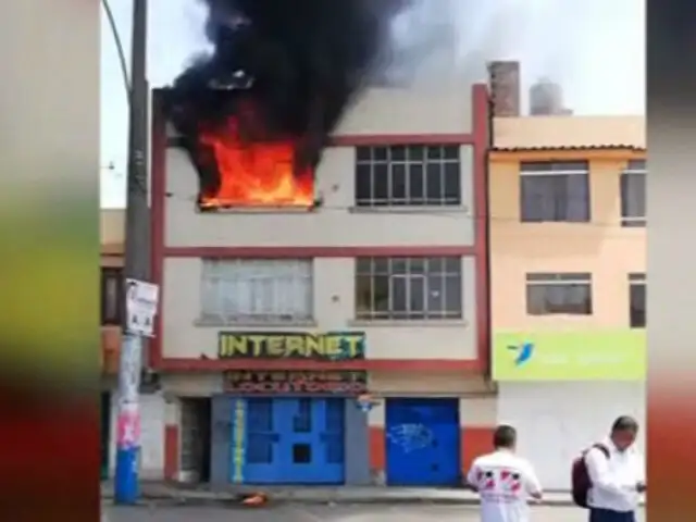 SMP: venezolano salvó a anciana durante incendio