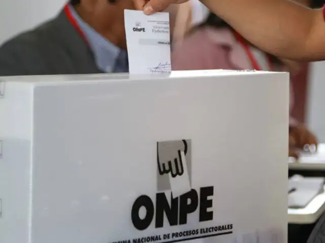 ONPE presentará diseño de cédula para elecciones congresales