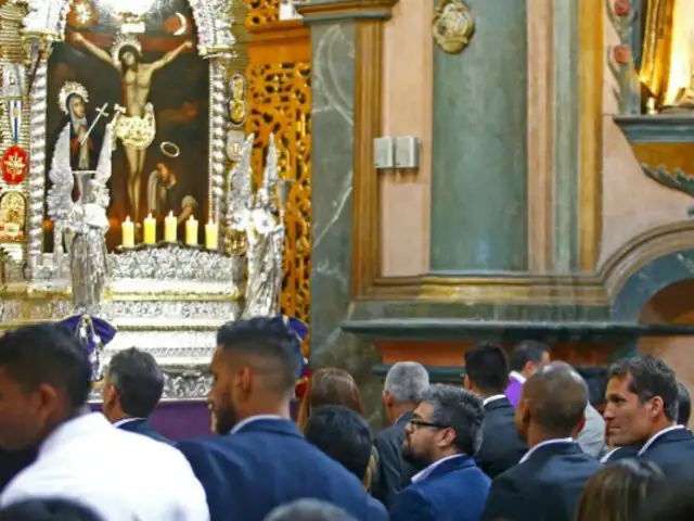 Alianza Lima se encomendó a la sagrada imagen del Señor de los Milagros