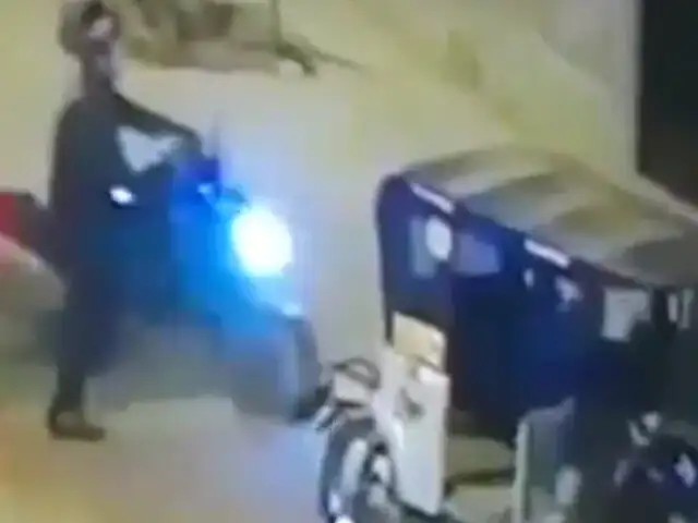 Santa Anita: delincuentes roban mototaxi con la modalidad del “trencito”