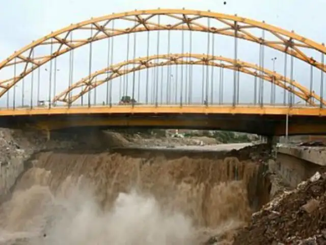 Puente del Ejercito es declarado en emergencia ante eventual crecida del río Rímac