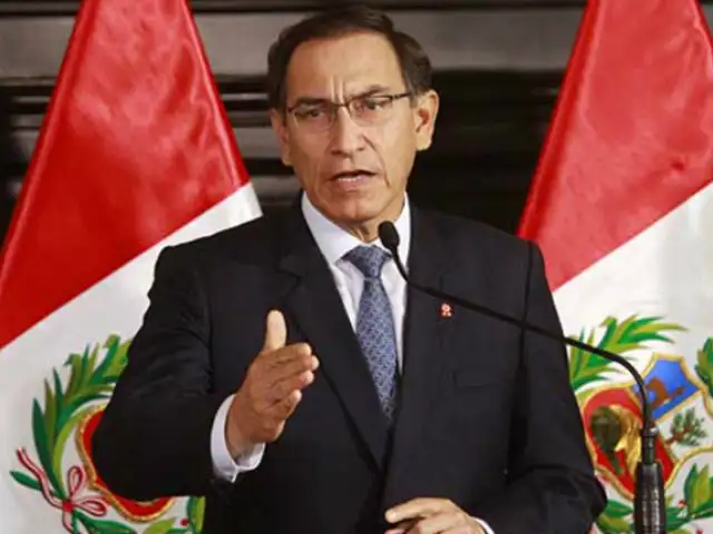 Presidente Vizcarra anunció que presentarán observaciones a la denominada 'Ley Fujimori'