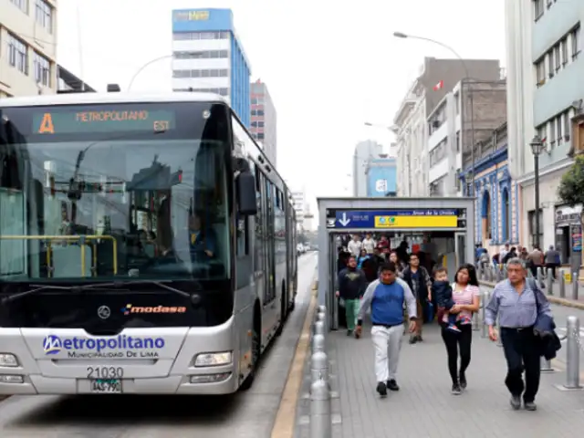 Confirmado: Pasaje del Metropolitano se incrementará desde el 1 de noviembre