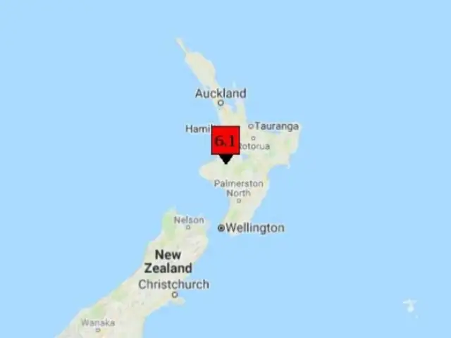 Sismo de 6.1 grados en Nueva Zelanda provocó suspensión de la sesión en Parlamento