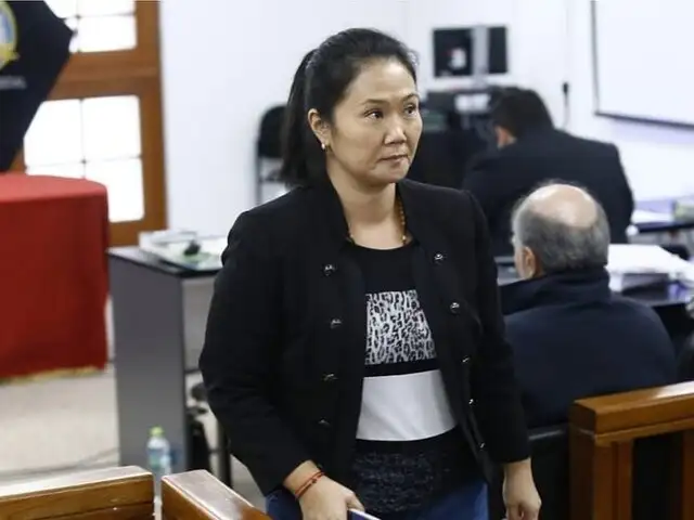 Poder Judicial dictó 36 meses de prisión preventiva contra Keiko Fujimori