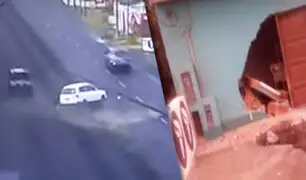 Trujillo: camioneta choca con auto y luego se estrella con fachada de vivienda