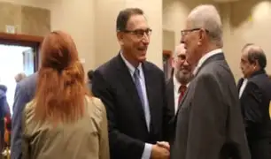 El presidente Vizcarra se reencontró con Pedro Pablo Kuczynski