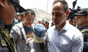 Kenji Fujimori y Mark Vito visitaron a Keiko en penal de Chorrillos