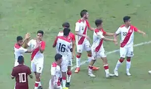 Perú Sub 20 goleó a Venezuela y se coronó campeón del Cuadrangular