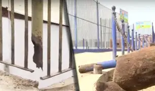 Chorrillos: parques infantiles y lozas deportivas son un peligro para los niños