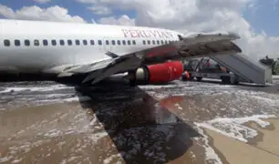 Avión de aerolínea nacional aterriza de emergencia en El Alto, Bolivia
