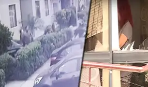 Surco: hombre en aparente estado de ebriedad choca su vehículo en vivienda