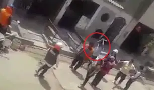 Mototaxista golpea con palo en la cabeza a obrero en SJM