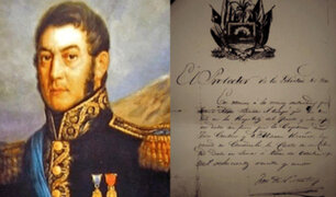 Reportan desaparición de histórico manuscrito de Don José de San Martín