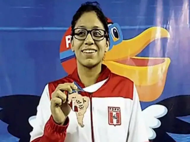 Andrea Hurtado ganó medalla de bronce en Sudamericano de Natación