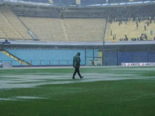 Final de la Libertadores entre Boca y River se suspendió por fuertes lluvias