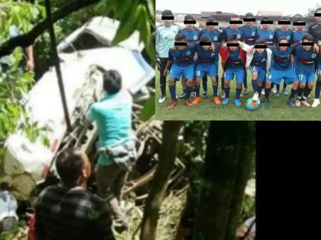Amazonas: bus que trasladaba a menores cayó a un abismo