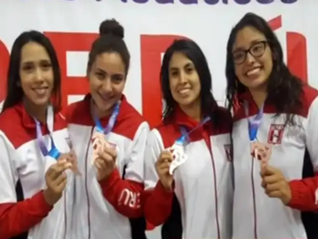 Sudamericano de Natación: Perú sumó tercera medalla de Bronce en relevos