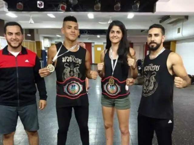 James Llontop y Malú Nuñez se consagraron campeones mundiales en artes marciales